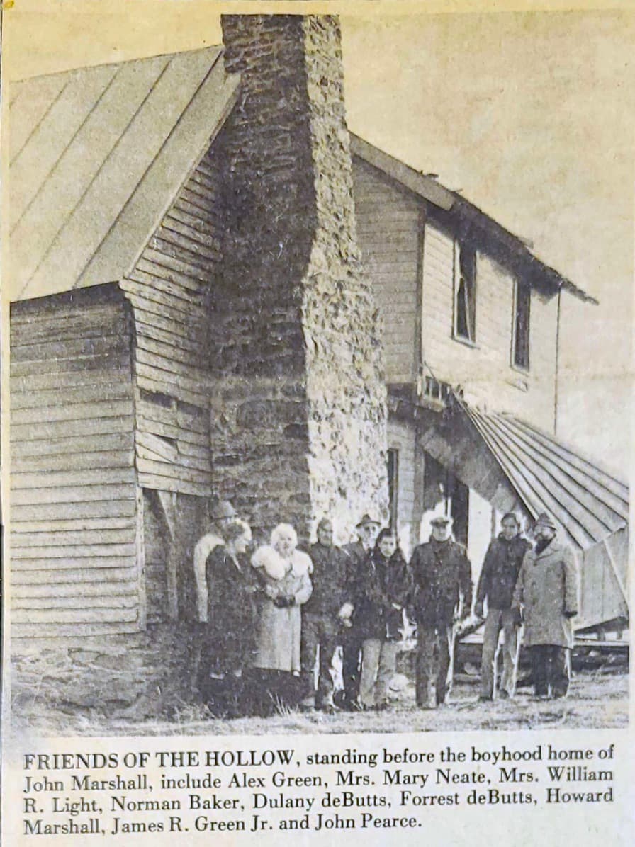 Friends of the Hollow gathering in 1981